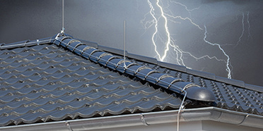 Äußerer Blitzschutz bei Benning Elektrotechnik GmbH in Eschwege